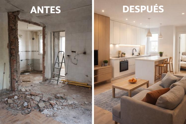 Antes y después de la reforma